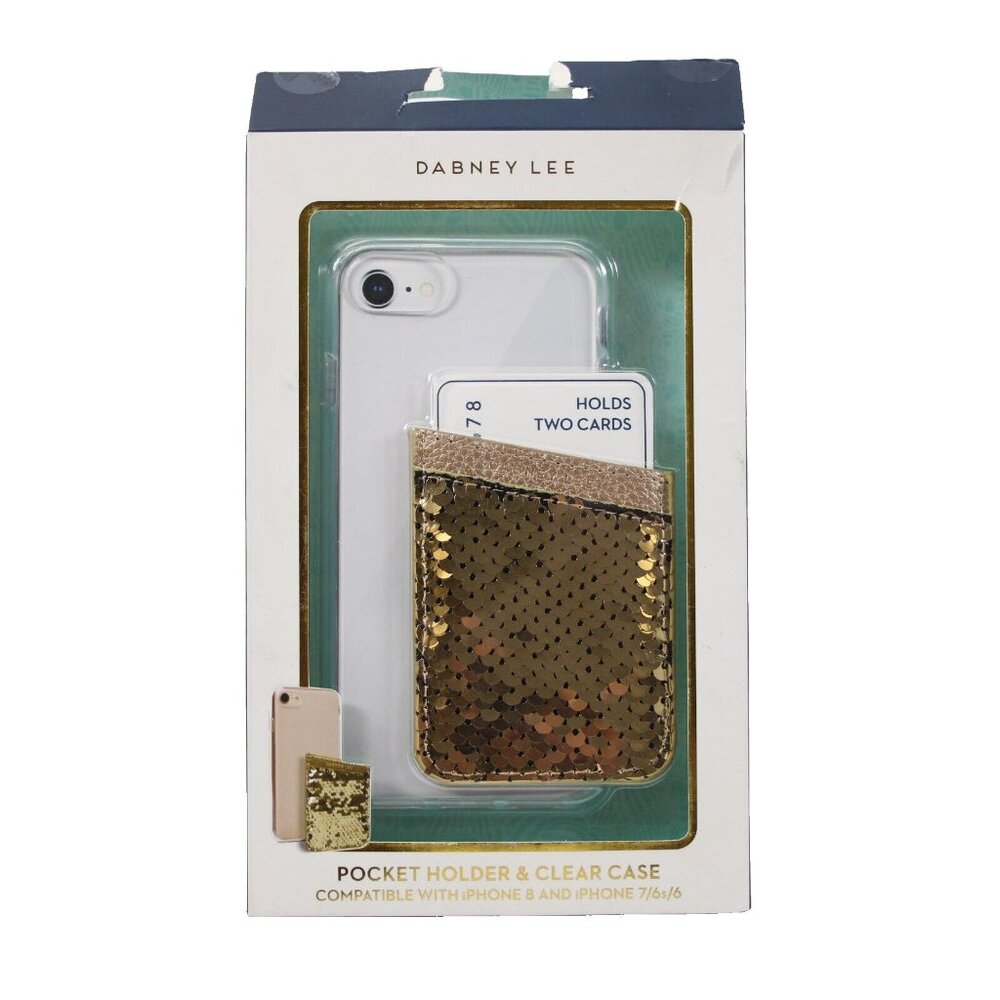Dabney LEE Iphone 8 & 7/6s/6 Pocket Holder & Clear Phone Case
